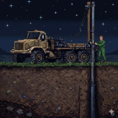 Vŕtanie studní - geologické vrstvy